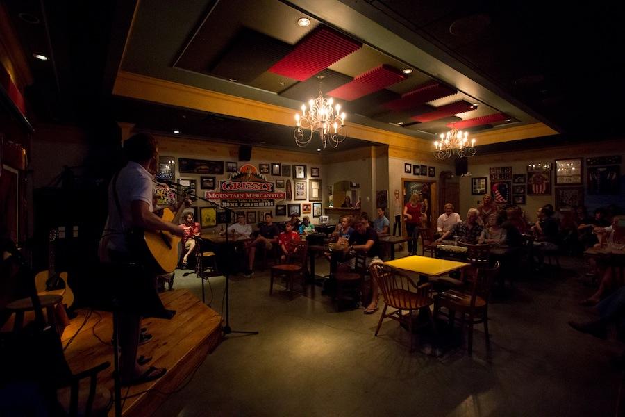 The Schick Brothers play to an eager audience.