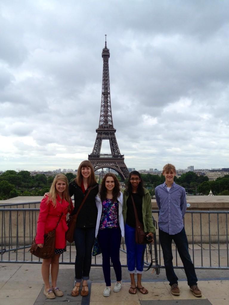 France
High Point: The world travelers loved experiencing french culture, and speaking the native language with their host families. Also, 75% of the students did not get left behind.
Low Point: Jack Southwell, junior, missed the train from Brest to Paris. Because trains in France wait for no one, he had to wait for the next train. Photo courtesy of Sarah DeVries.