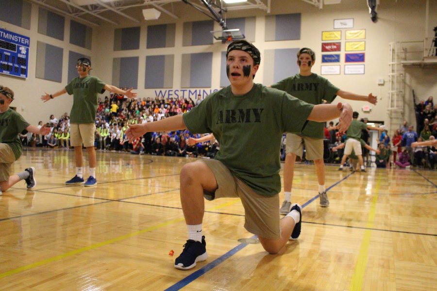 Behind the Scenes of 9th Grade Boys Poms