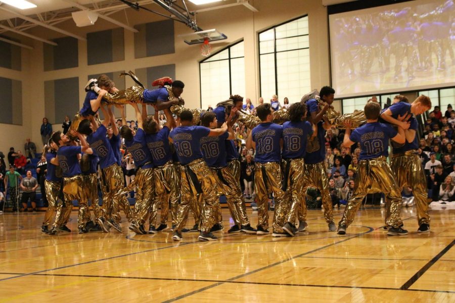 Spirit Week 2017 - Boys Poms Performances