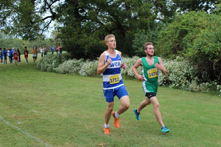 As one of the best runners on the team, Colin Ring powers past the competition as he leads the team to victory at the 2019 Hancock Invitational.