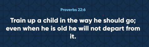 A key verse relating to Westminsters approach to education and student growth/development.