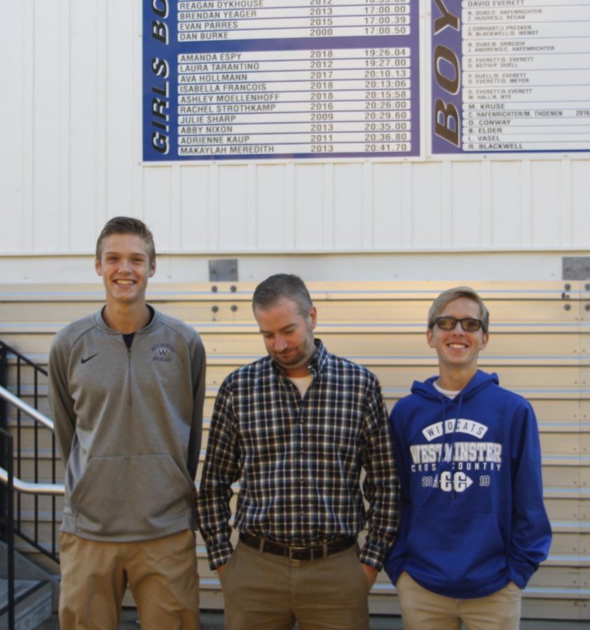 From left to right: Colin Ring, Dan Burke, and Hunter Freiner.