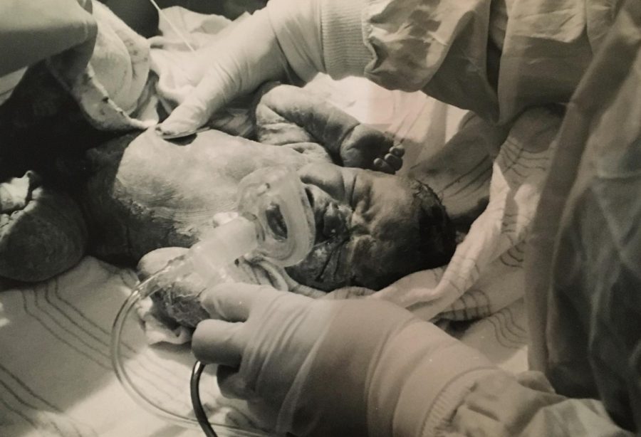 Me, Ava Bidner, seconds after I was born on Dec. 7, 2001.