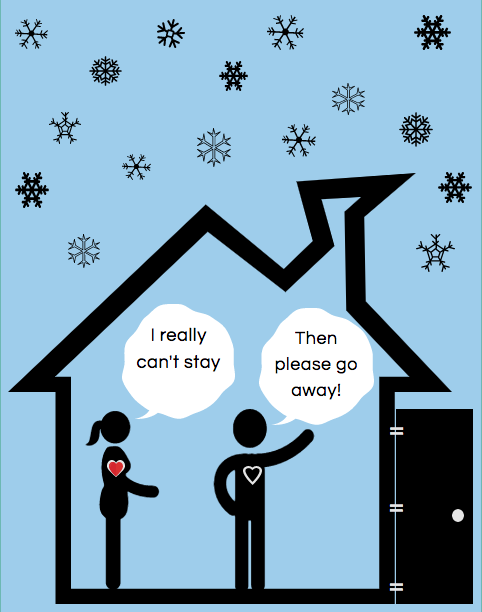 Another look at "Baby it's cold outside" 