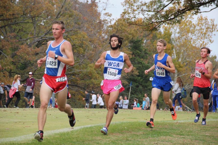 Brendan Grbcich runs a race during his time at Westminster.