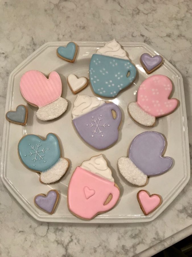 The beautiful designs of Josie's cookies.