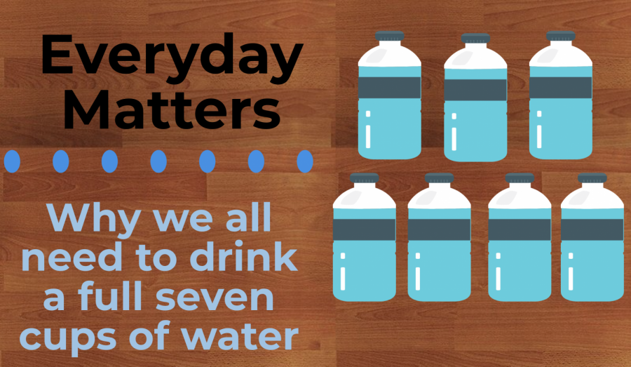 Why we all need to drink a full seven cups of water