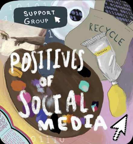 Social media encourages creativity and develops artistic ability, informs people, offers support, and brings different cultures together.