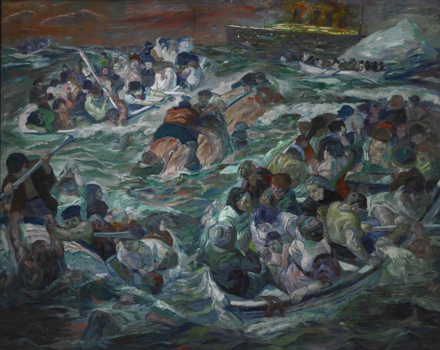 A painting by Bingham portraying an American county election in 1952. 