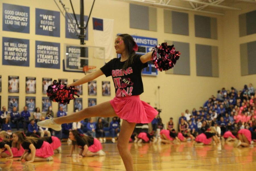 The 11th grade lip sync, the theme was bring it on the musical. 