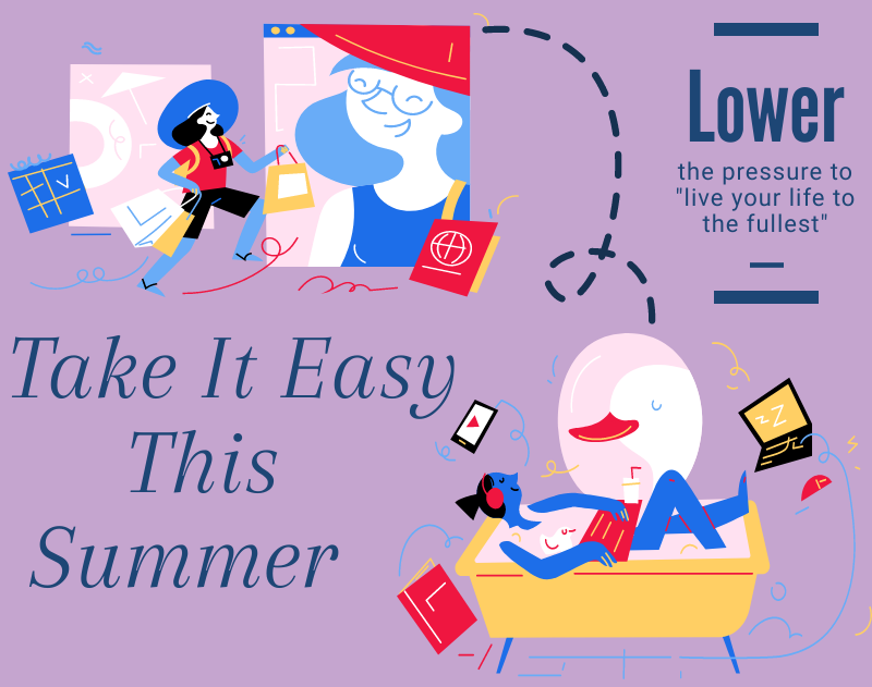 taking the pressure off this summer season, don't worry it does not need to perfect by any means. 