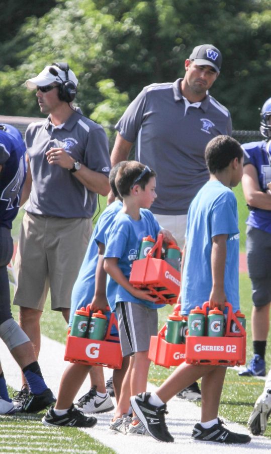 Coach Snyder and Coach Pederson in the 2014 season