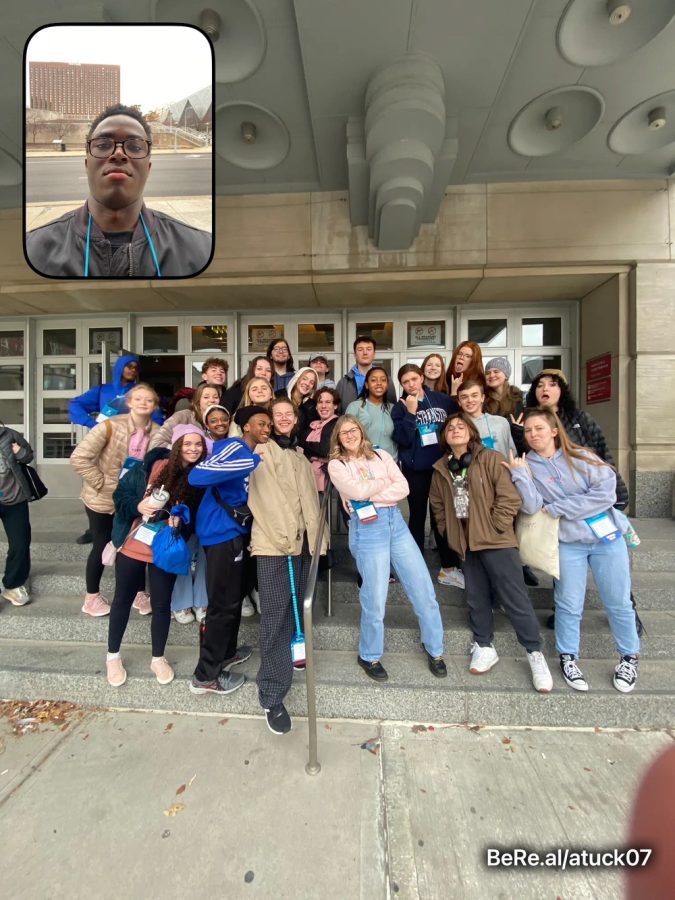 A BeReal of Westminster’s troupe at the end of the convention.