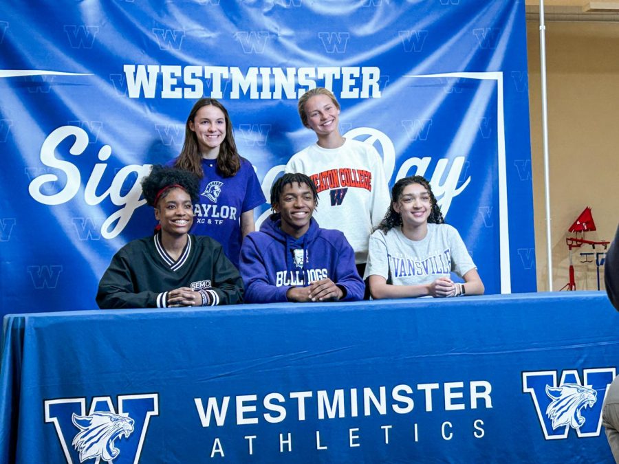 Back row (L-R): Addie Draper, Elizabeth Clawson. Front row (L-R): Sydney Burdine, Kobi Williams, Sydney Bradley