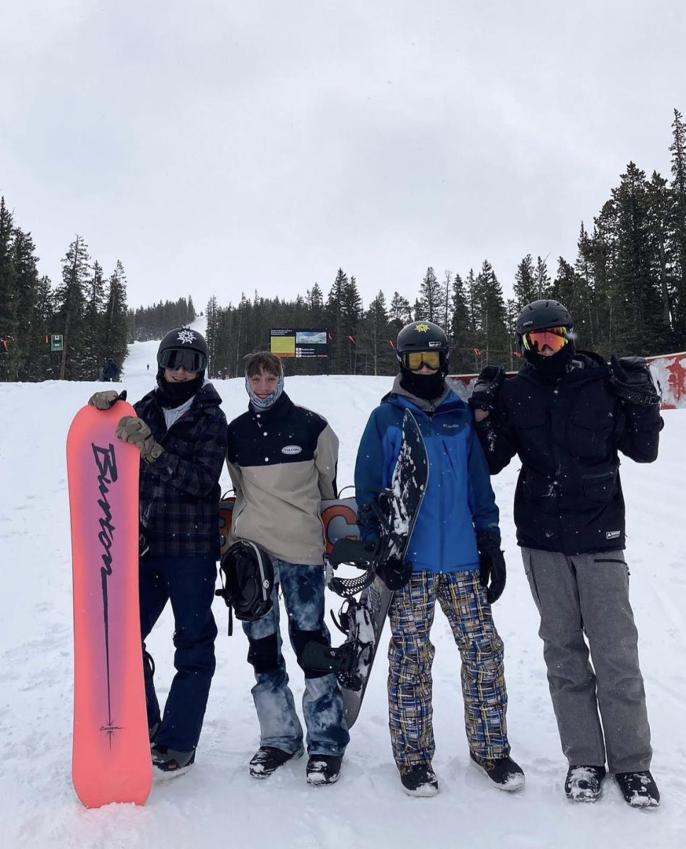 Joey and Family snowboarding in Colorado