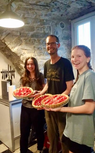 Peter Barrs shares his passion for cooking on the France Summer trip with his students