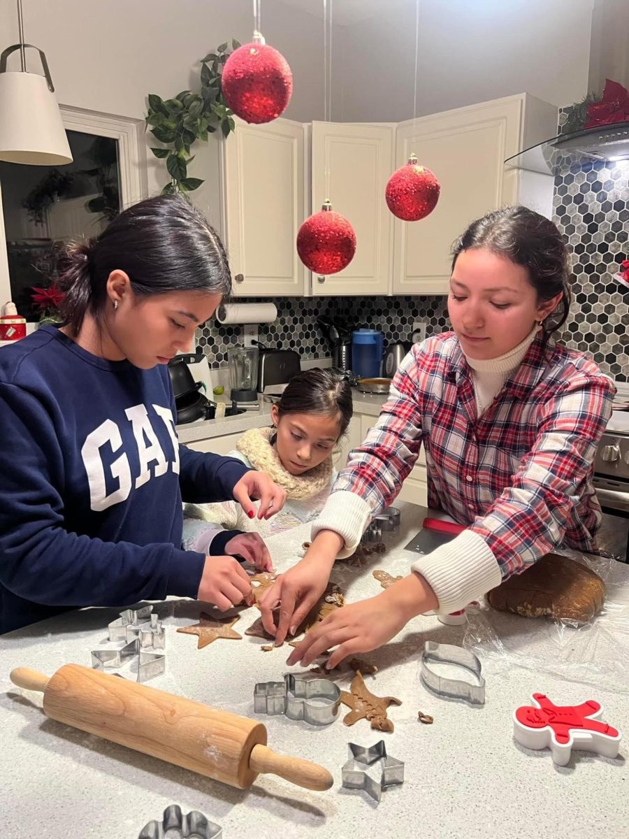 Herrera bakes with her family