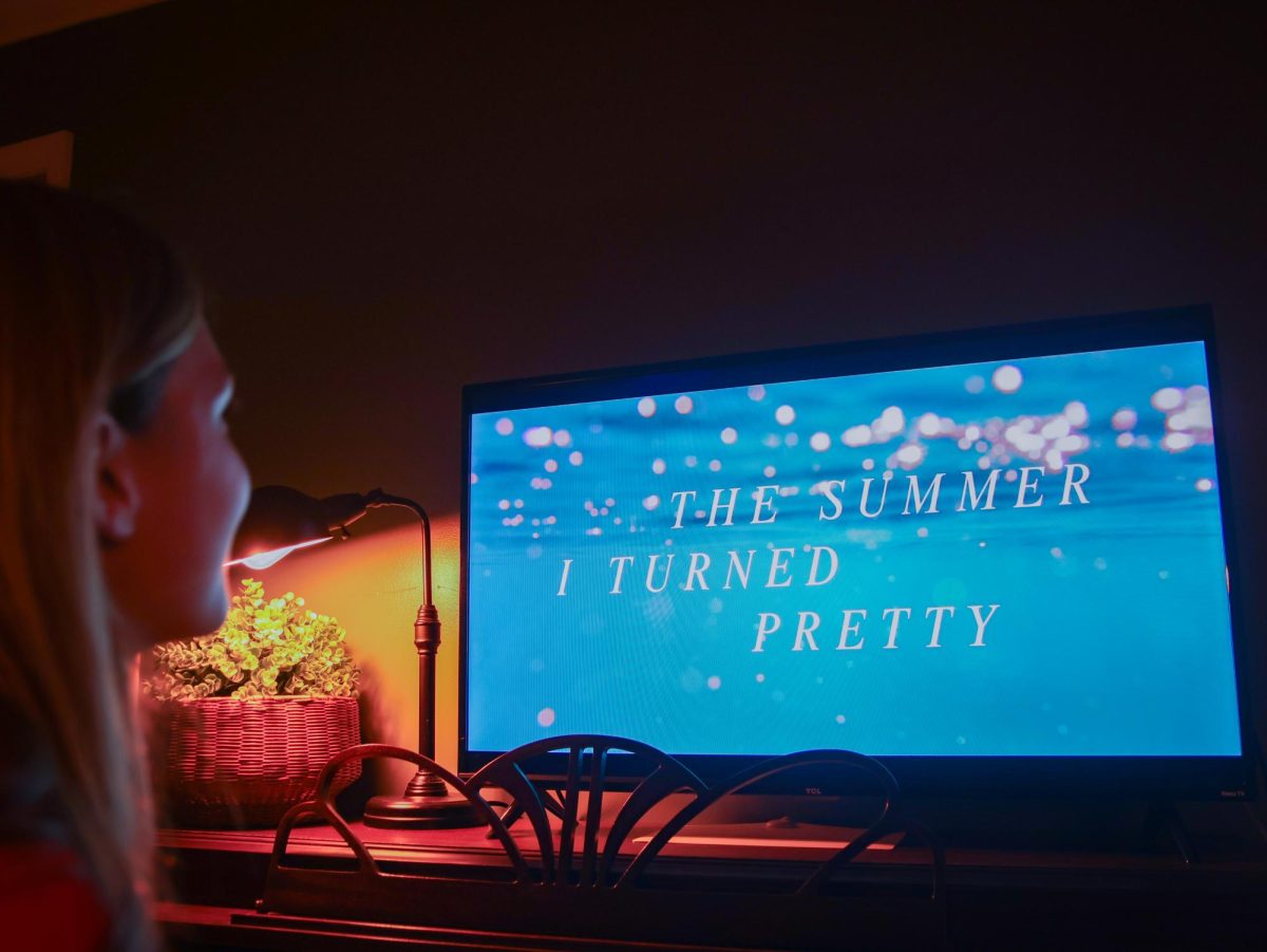 Student excitedly waits for the next episode of The Summer I Turned Pretty