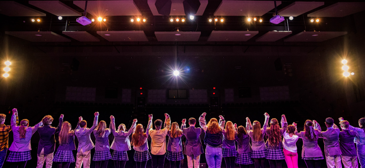 Westminster students bow after their 2023 performance of Ranked: A Musical